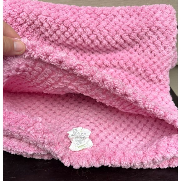 Disney Baby Pink Fleece Minnie Mouse Popcorn Plush Blanket 30" x 40" Soft & Cozy - Picture 3 of 6